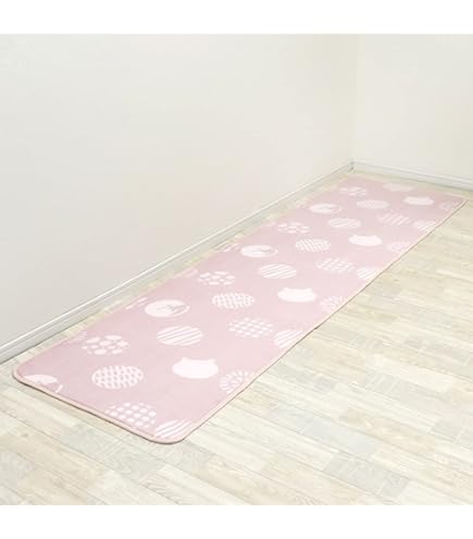 【色: ピンク】センコー S.D.S プランデフル キッチンマット 約50× 2 Amazon｜センコー S.D.S プランデフル キッチンマット 約50